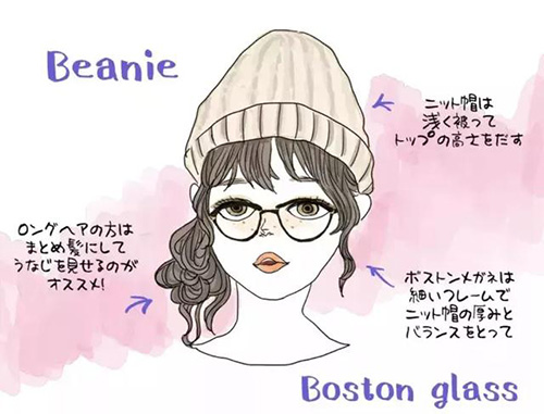 接地氣的小仙女一定要看看！冬天佩戴上帽子和眼鏡